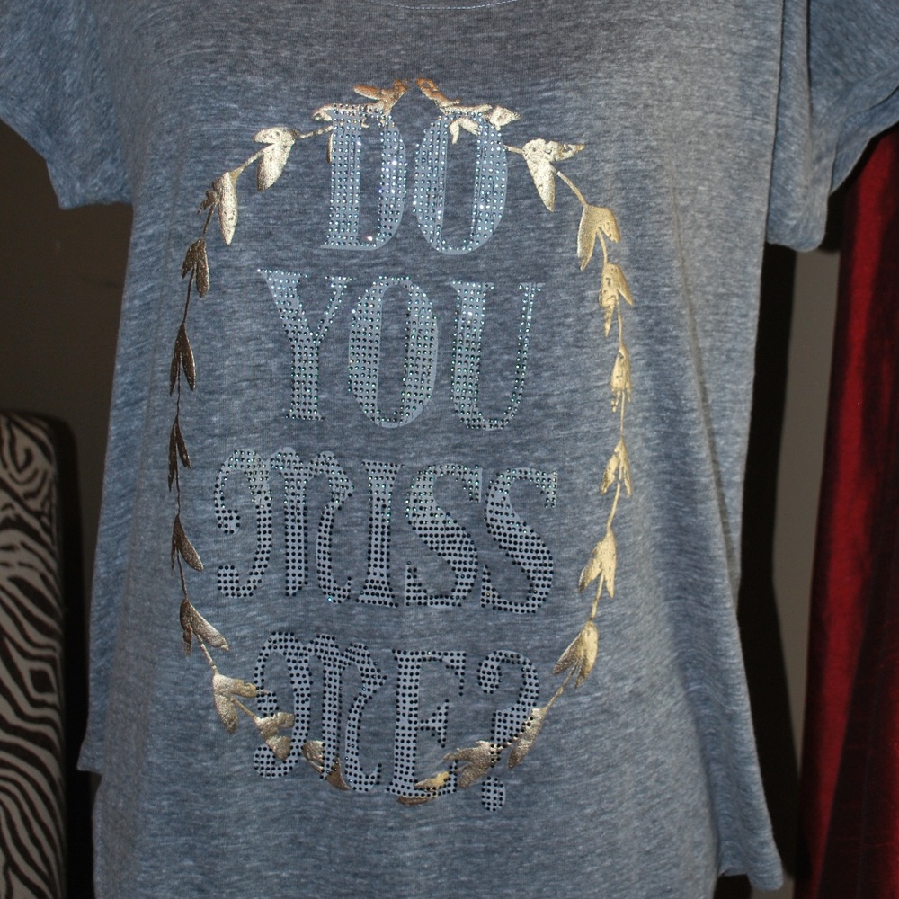EUC Miss Me short sleeve Bling T-shirt